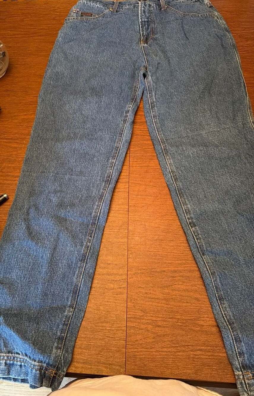 Dashhemp Santa Cruz 100% Hemp Relaxed Fit Blue Jeans Size 32